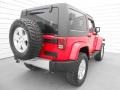 2011 Flame Red Jeep Wrangler Sahara 4x4  photo #4