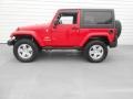 2011 Flame Red Jeep Wrangler Sahara 4x4  photo #6