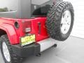 2011 Flame Red Jeep Wrangler Sahara 4x4  photo #19
