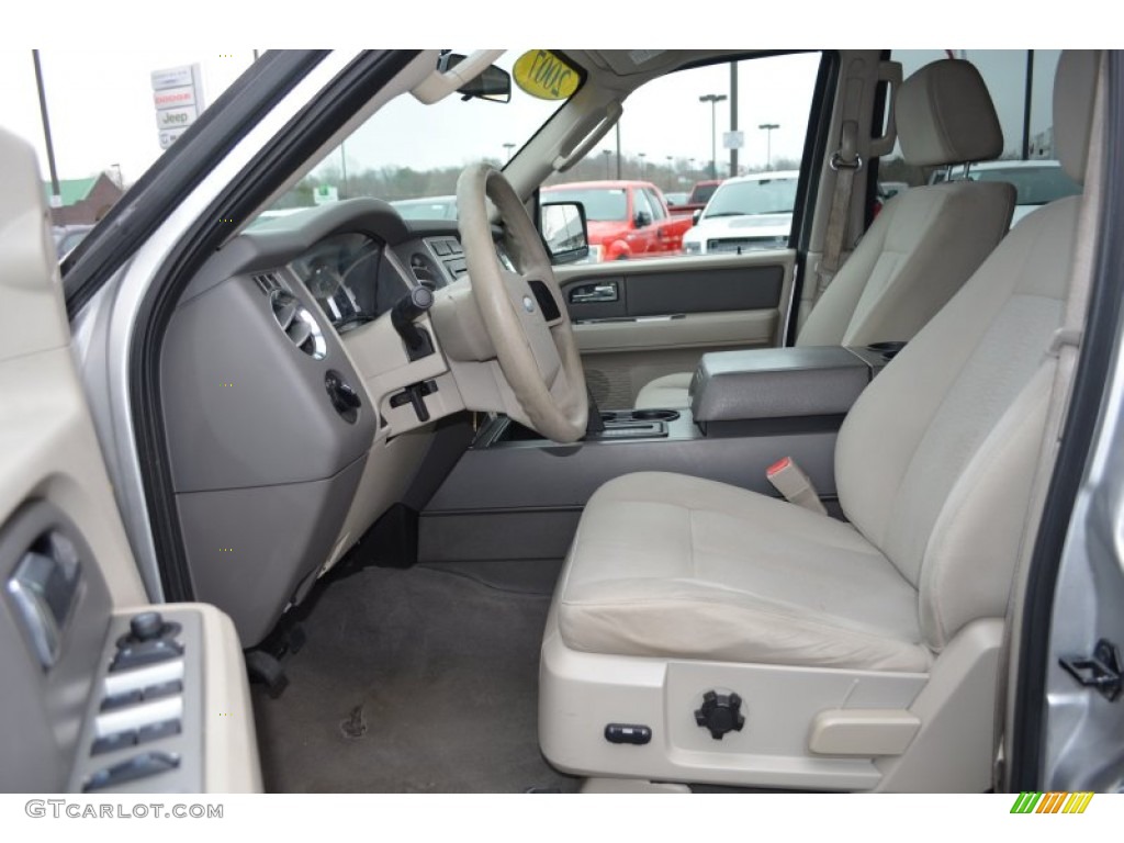 Stone Interior 2007 Ford Expedition XLT 4x4 Photo #78583025