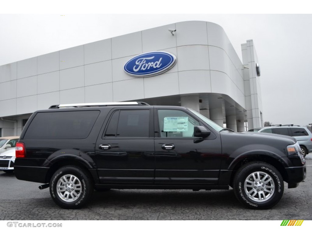 Tuxedo Black 2013 Ford Expedition EL Limited 4x4 Exterior Photo #78583361