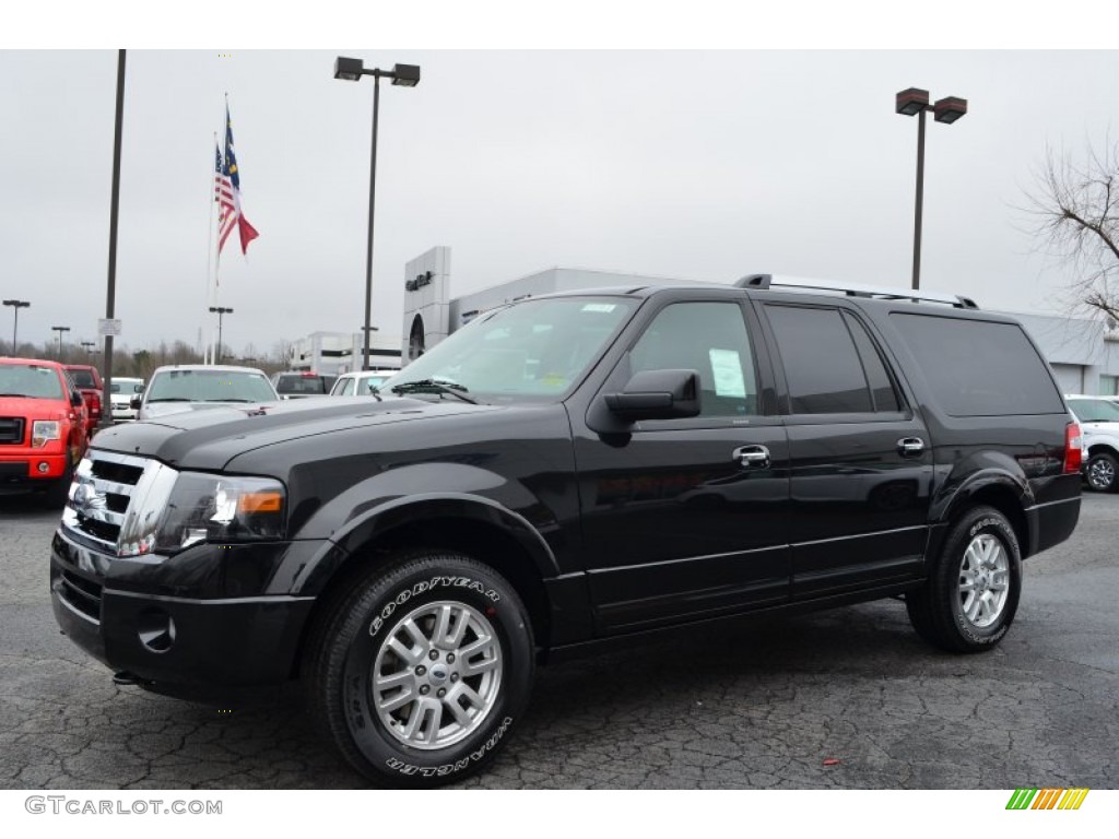 Tuxedo Black 2013 Ford Expedition EL Limited 4x4 Exterior Photo #78583379