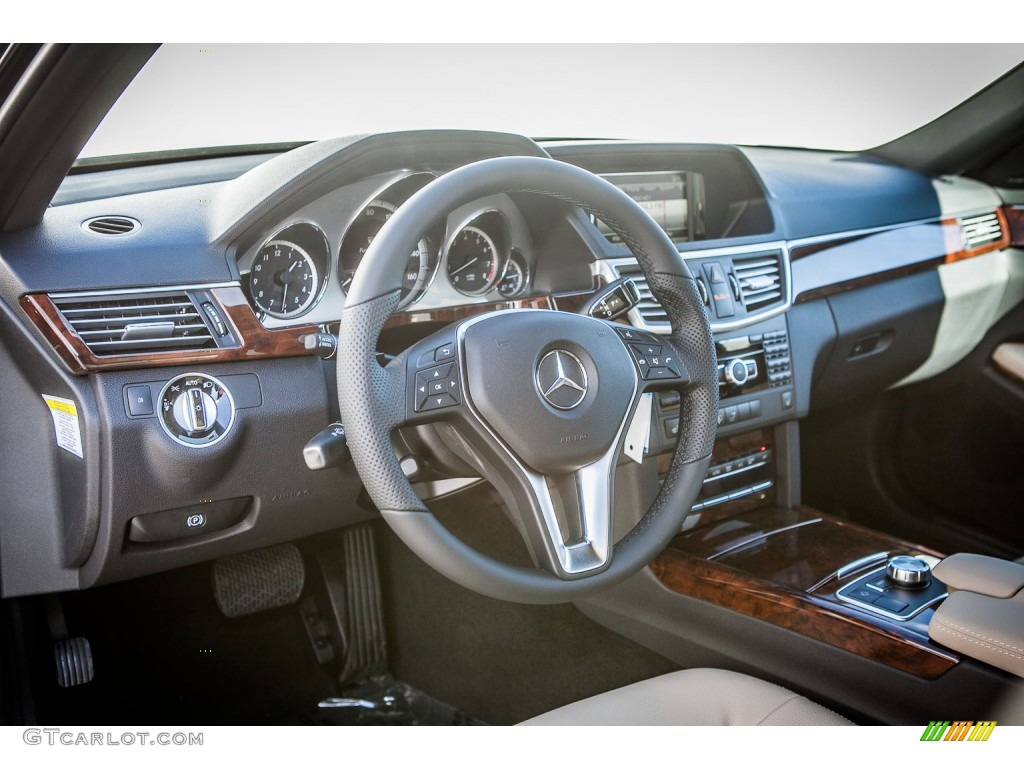 2013 Mercedes-Benz E 350 Sedan Almond/Black Dashboard Photo #78583514
