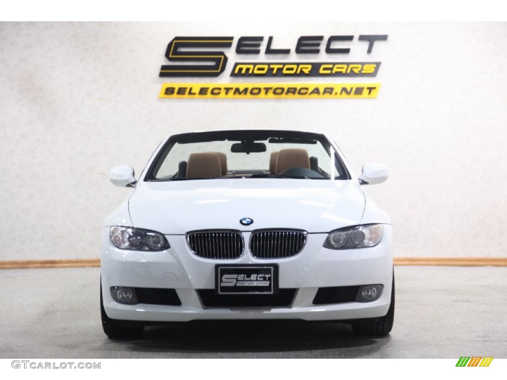2010 3 Series 328i Convertible - Alpine White / Saddle Brown Dakota Leather photo #3