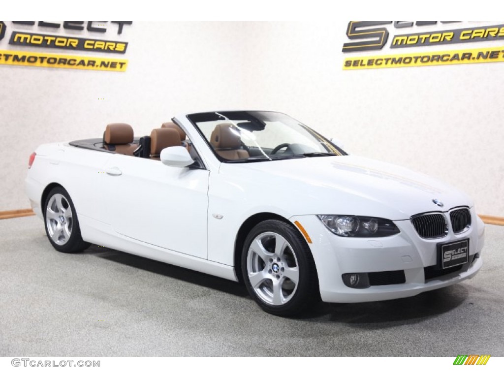 2010 3 Series 328i Convertible - Alpine White / Saddle Brown Dakota Leather photo #4