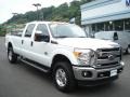 Oxford White - F350 Super Duty XLT Crew Cab 4x4 Photo No. 2