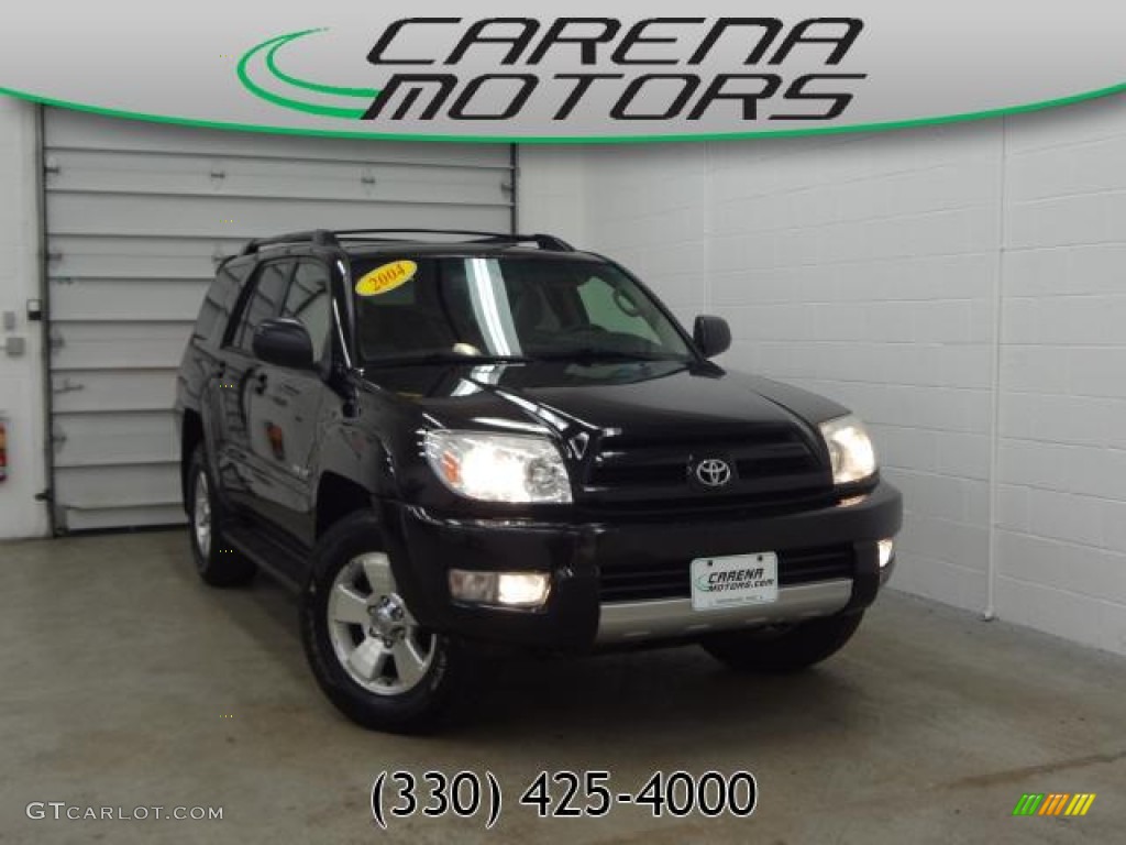 2004 4Runner SR5 4x4 - Black / Taupe photo #1