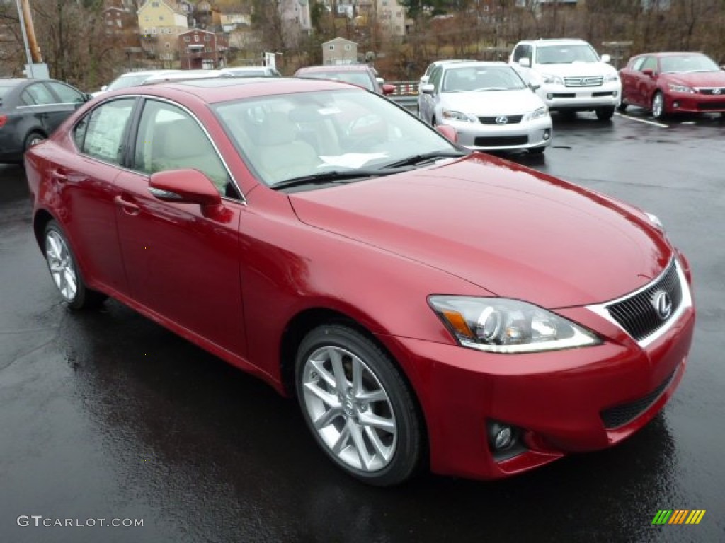 Matador Red Mica 2013 Lexus IS 250 AWD Exterior Photo #78586278