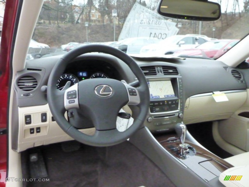 2013 Lexus IS 250 AWD Ecru Dashboard Photo #78586397