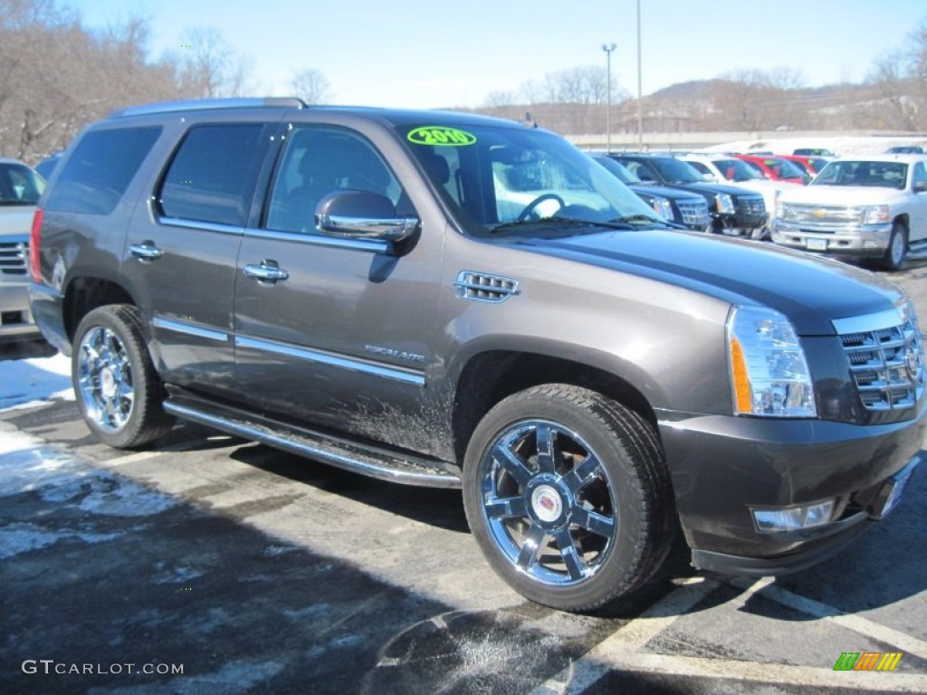 2010 Escalade Luxury AWD - Galaxy Gray / Ebony photo #3