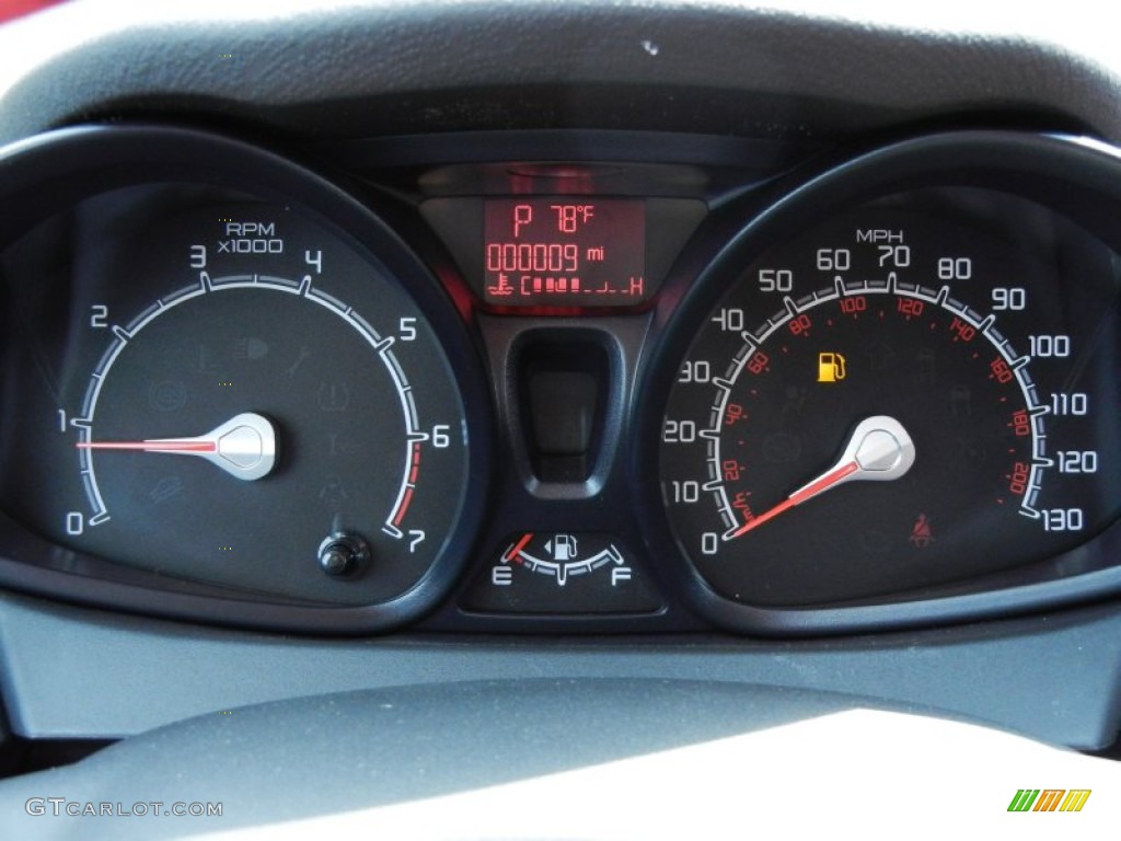 2013 Ford Fiesta Titanium Sedan Gauges Photo #78586732