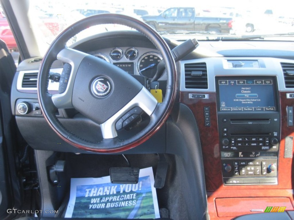 2010 Escalade Luxury AWD - Galaxy Gray / Ebony photo #12
