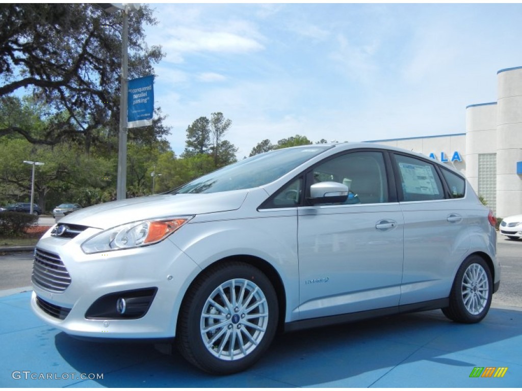 Ingot Silver 2013 Ford C-Max Hybrid SEL Exterior Photo #78587407
