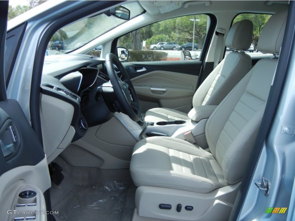 Medium Light Stone Interior 2013 Ford C-Max Hybrid SEL Photo #78587500