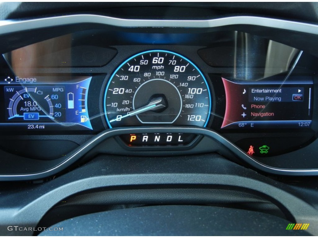 2013 Ford C-Max Hybrid SEL Gauges Photo #78587565