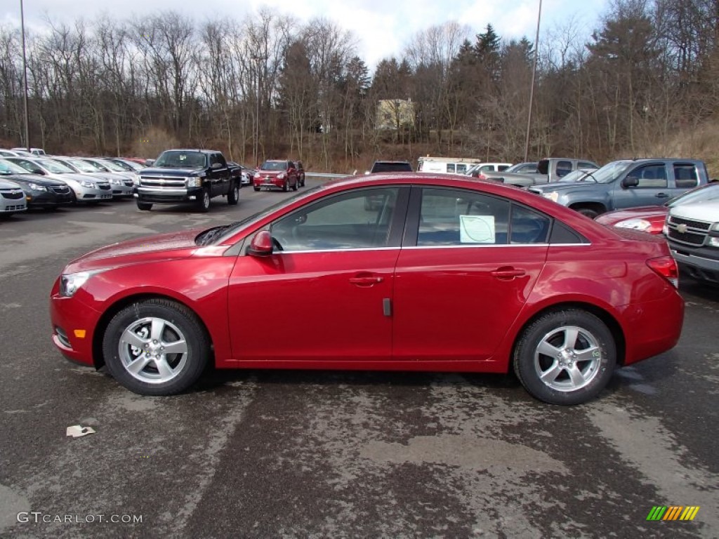 2013 Cruze LT - Crystal Red Metallic Tintcoat / Jet Black photo #5