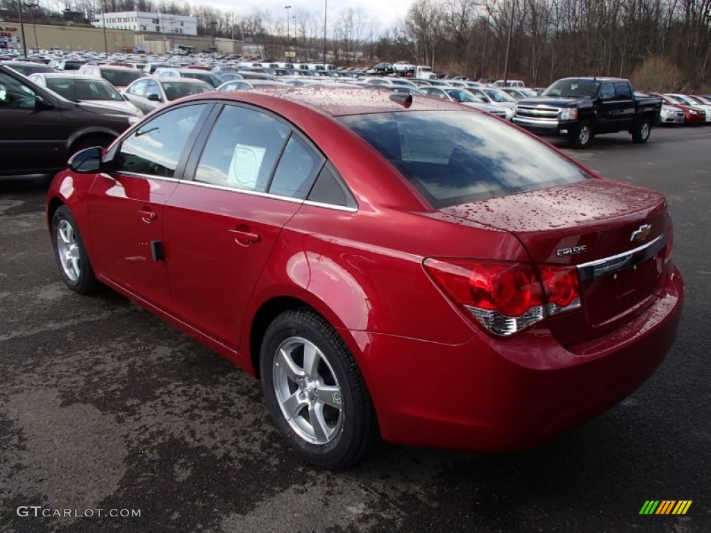 2013 Cruze LT - Crystal Red Metallic Tintcoat / Jet Black photo #6