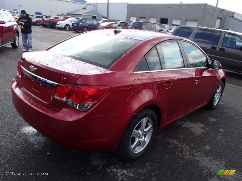 2013 Cruze LT - Crystal Red Metallic Tintcoat / Jet Black photo #8