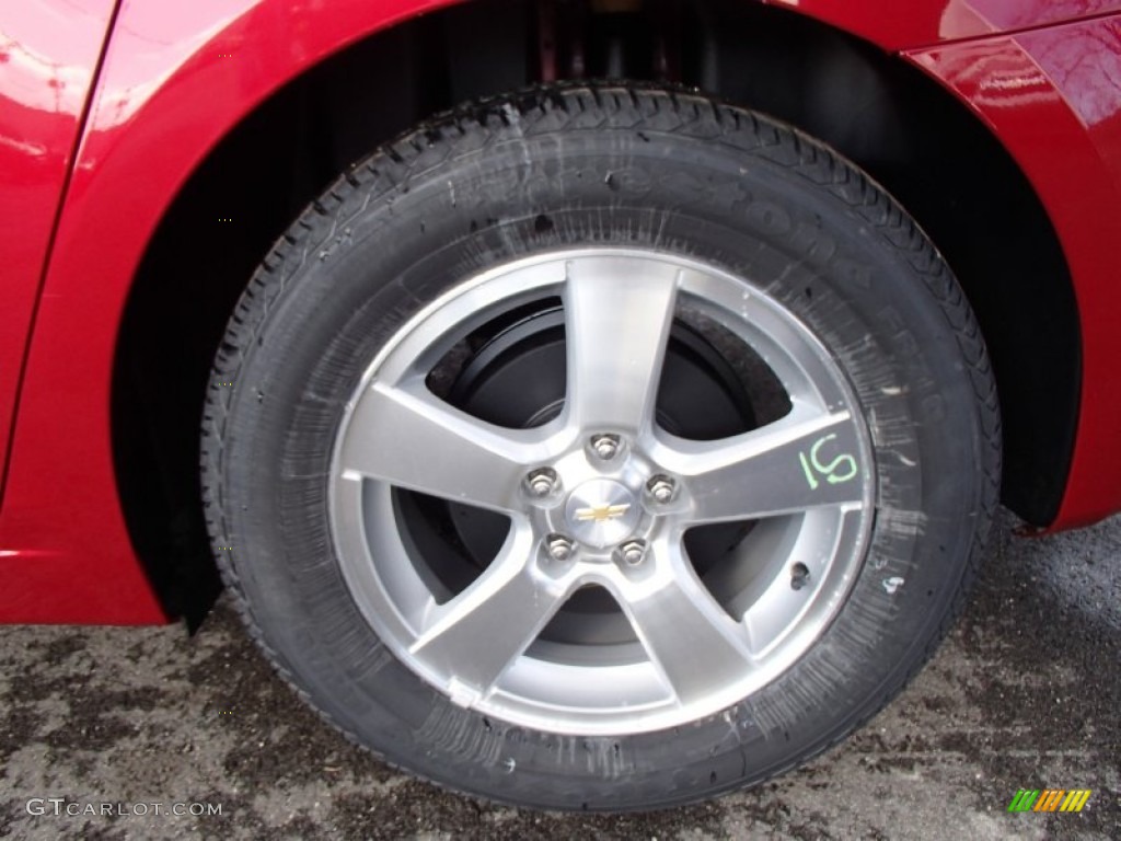 2013 Cruze LT - Crystal Red Metallic Tintcoat / Jet Black photo #9