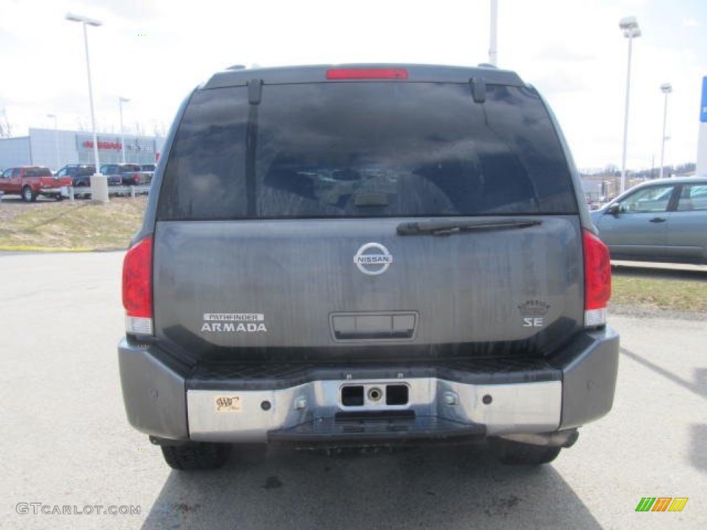 2004 Armada SE Off Road 4x4 - Smoke Metallic / Graphite/Titanium photo #3
