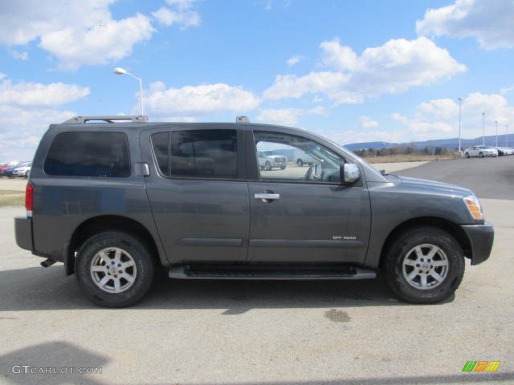 2004 Armada SE Off Road 4x4 - Smoke Metallic / Graphite/Titanium photo #4