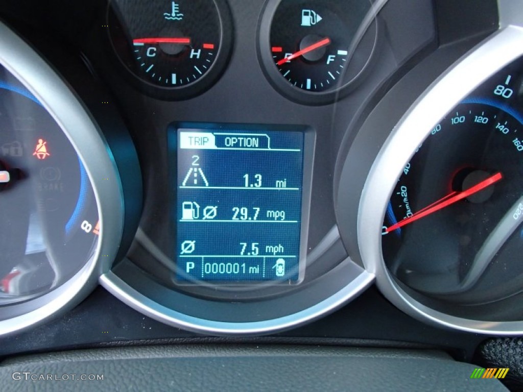 2013 Cruze LT - Crystal Red Metallic Tintcoat / Jet Black photo #19