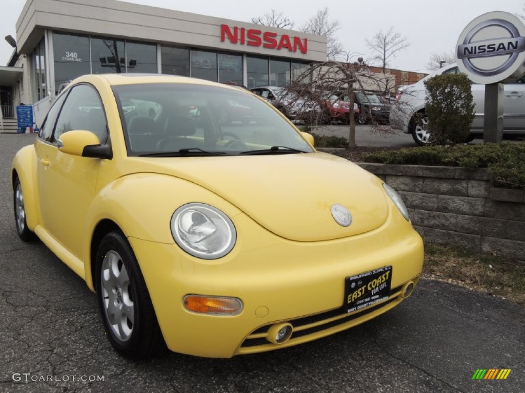 2003 New Beetle GLS Coupe - Sunflower Yellow / Black photo #1