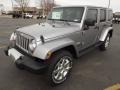 Billet Silver Metallic 2013 Jeep Wrangler Unlimited Sahara 4x4 Exterior