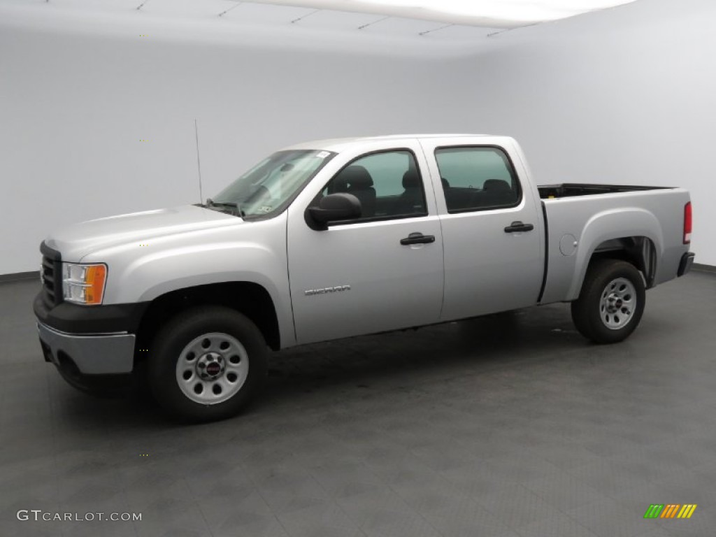 2013 Sierra 1500 Crew Cab - Quicksilver Metallic / Dark Titanium photo #1