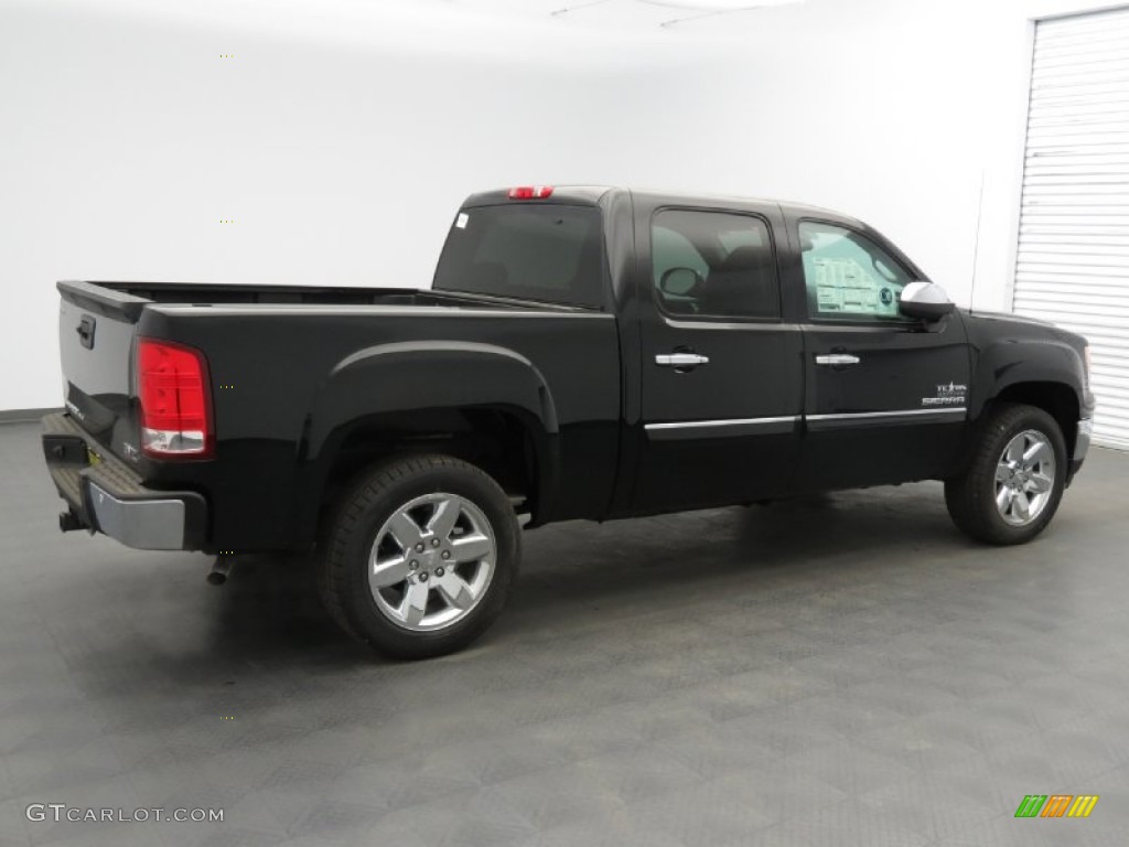 2013 Sierra 1500 SLE Crew Cab - Onyx Black / Ebony photo #2