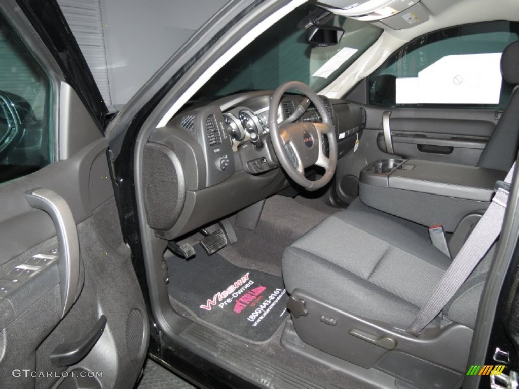 2013 Sierra 1500 SLE Crew Cab - Onyx Black / Ebony photo #4