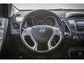 2010 Hyundai Tucson Black Interior Steering Wheel Photo