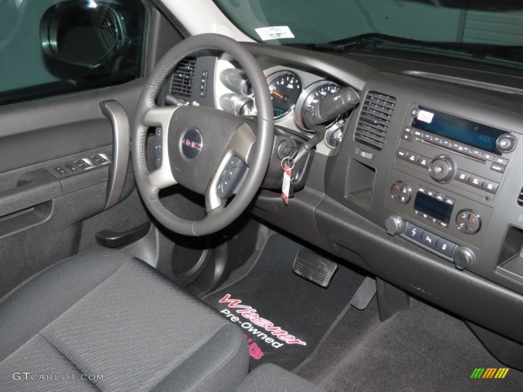 2013 Sierra 1500 SLE Crew Cab - Onyx Black / Ebony photo #5