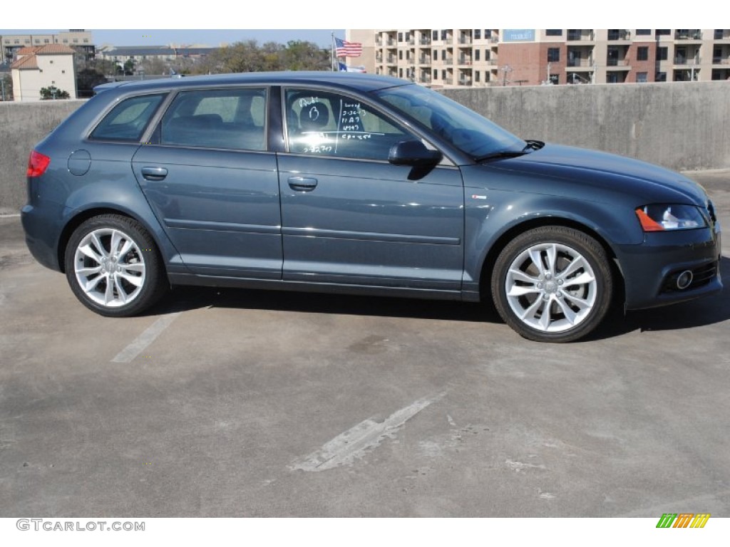 2011 A3 2.0 TFSI - Lava Gray Pearl Effect / Black photo #10