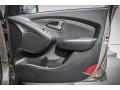 Black 2010 Hyundai Tucson GLS Door Panel