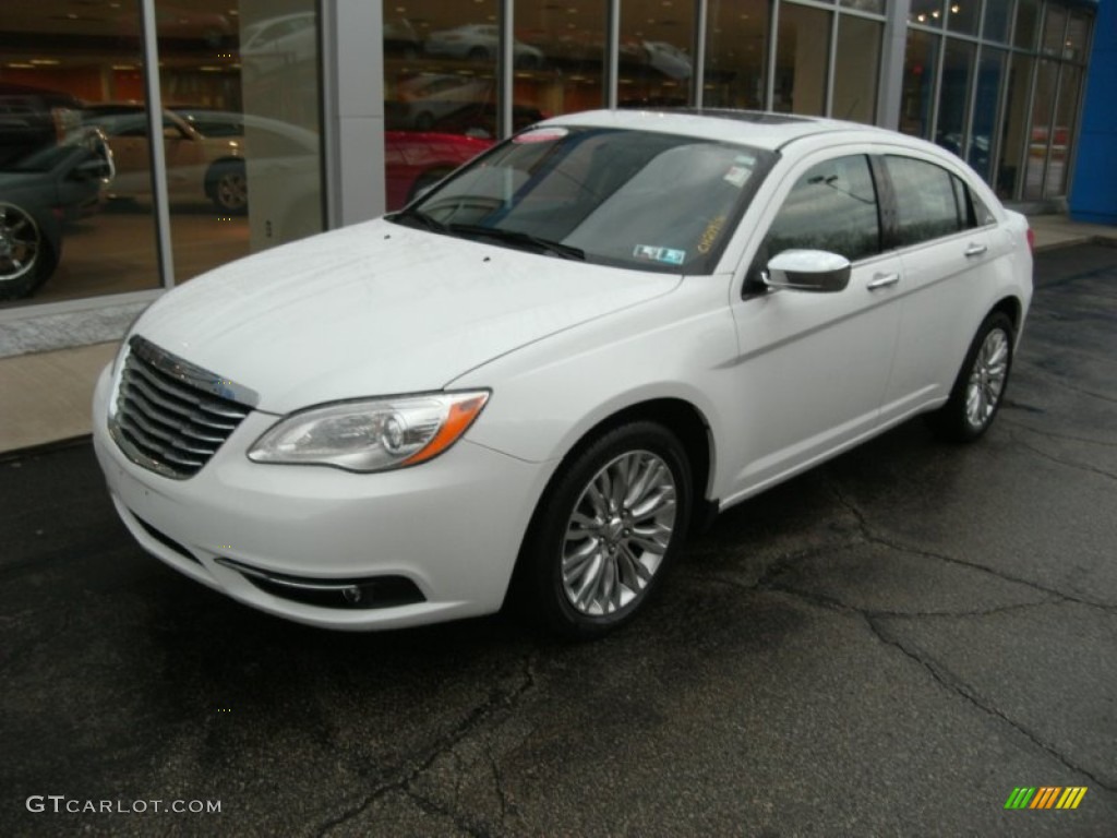 Bright White Chrysler 200