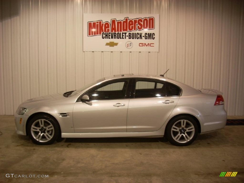 2009 G8 Sedan - Maverick Silver Metallic / Onyx photo #2