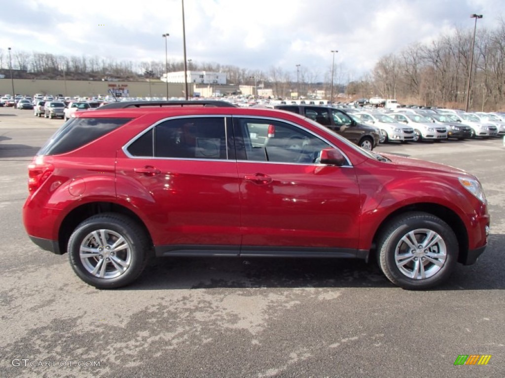 2013 Equinox LT AWD - Crystal Red Tintcoat / Jet Black photo #1