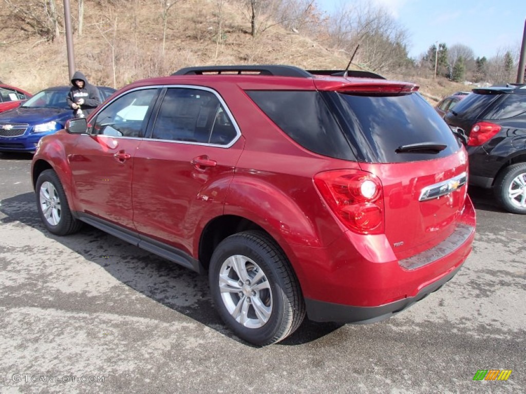 2013 Equinox LT AWD - Crystal Red Tintcoat / Jet Black photo #6