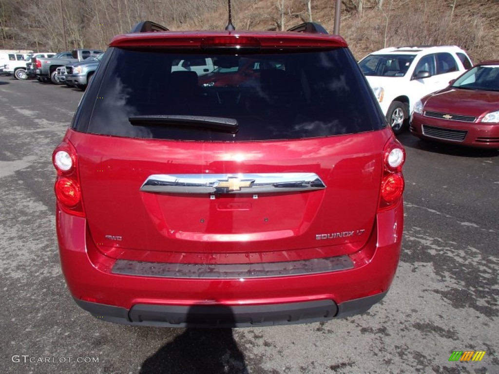 2013 Equinox LT AWD - Crystal Red Tintcoat / Jet Black photo #7