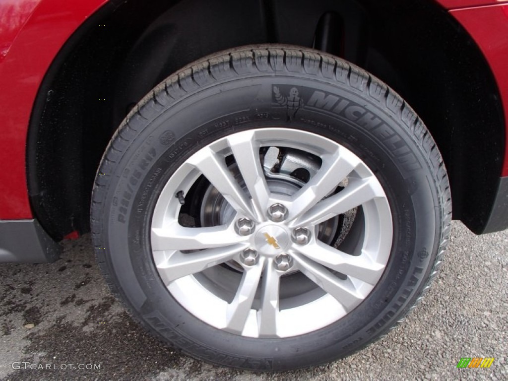 2013 Equinox LT AWD - Crystal Red Tintcoat / Jet Black photo #9