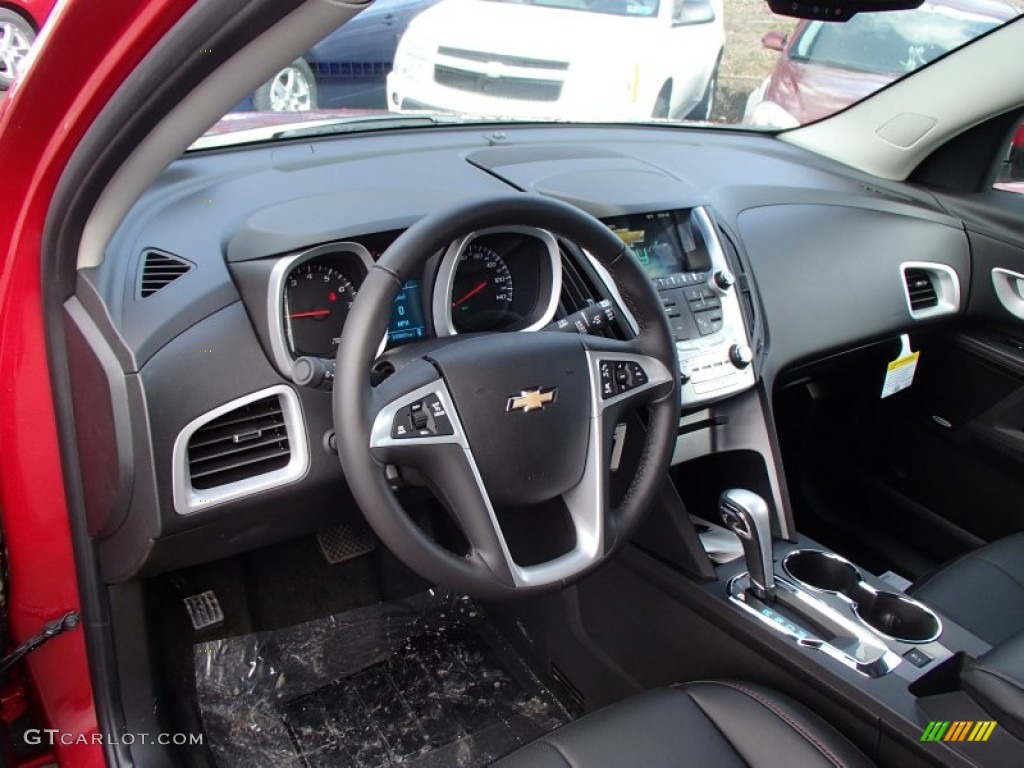 2013 Equinox LT AWD - Crystal Red Tintcoat / Jet Black photo #10