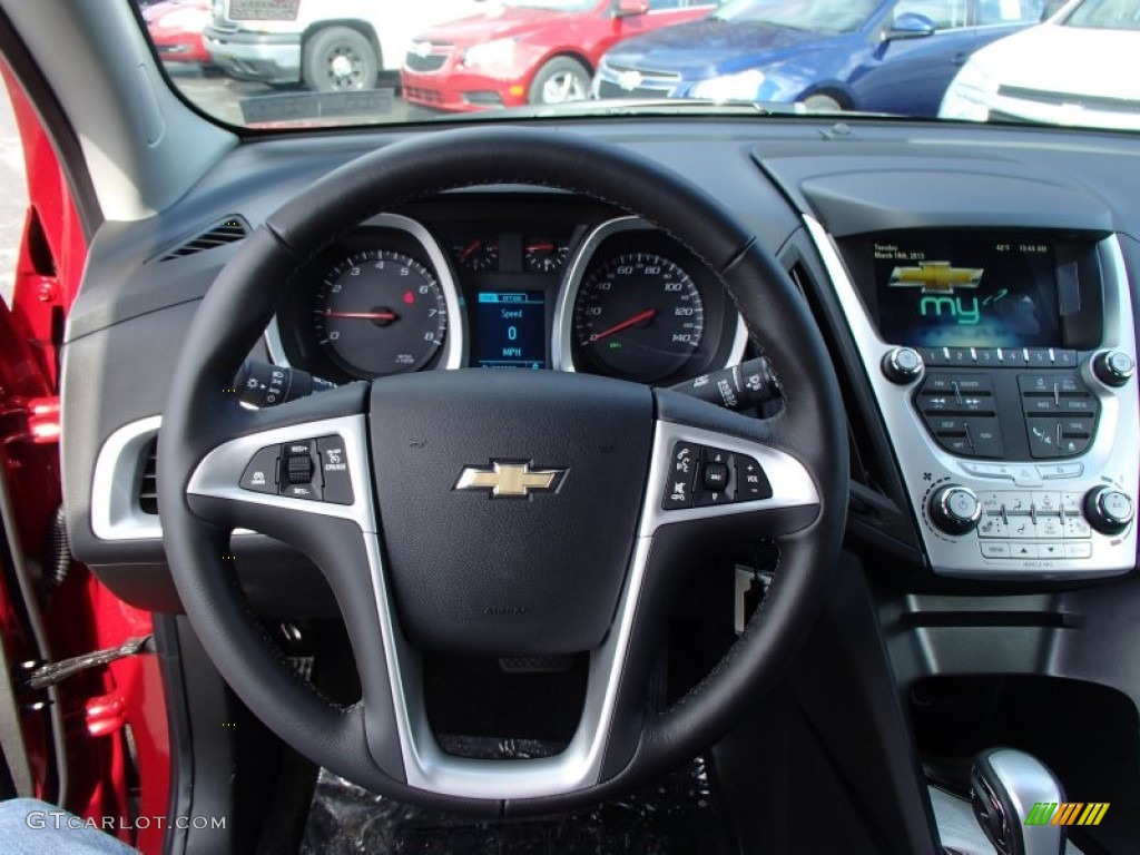 2013 Equinox LT AWD - Crystal Red Tintcoat / Jet Black photo #18