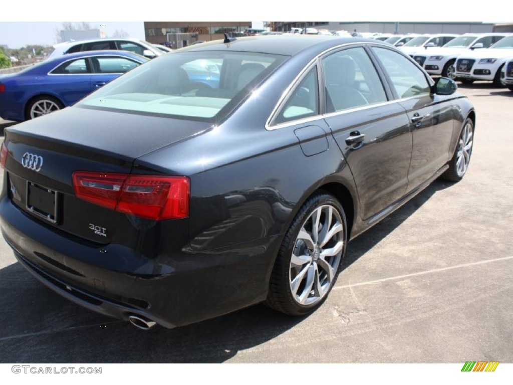 2013 A6 3.0T quattro Sedan - Moonlight Blue Metallic / Titanium Gray photo #8