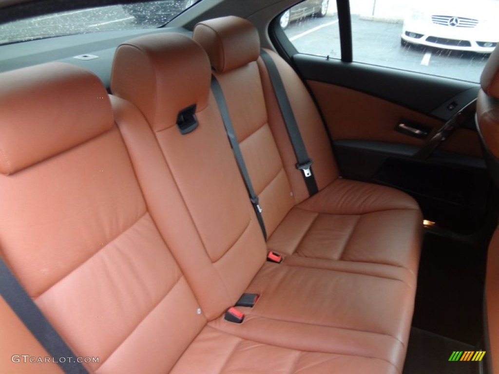 Auburn Dakota Leather Interior 2006 BMW 5 Series 530i Sedan Photo #78594783