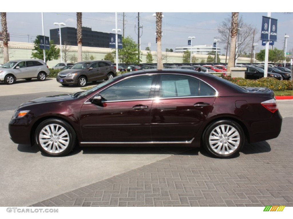 Pomegranate Pearl 2012 Acura RL SH-AWD Technology Exterior Photo #78595083