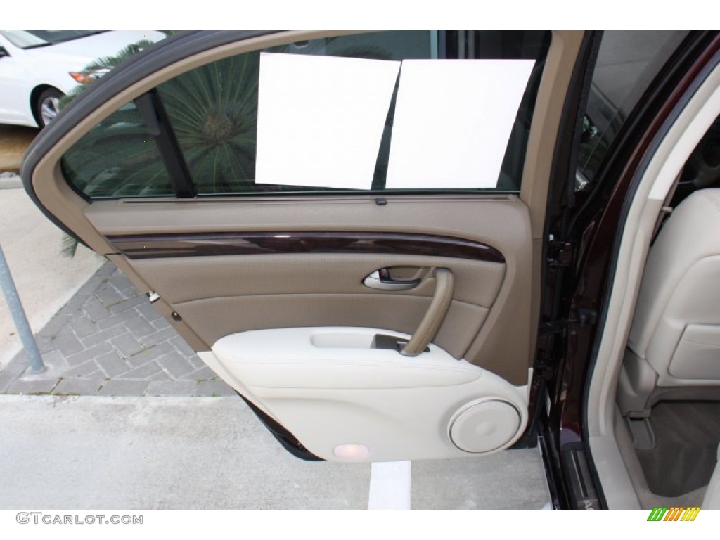 2012 Acura RL SH-AWD Technology Seacoast Door Panel Photo #78595200
