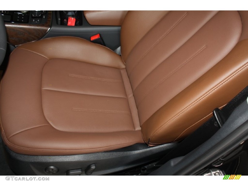 Nougat Brown Interior 2013 Audi A6 3.0T quattro Sedan Photo #78595209
