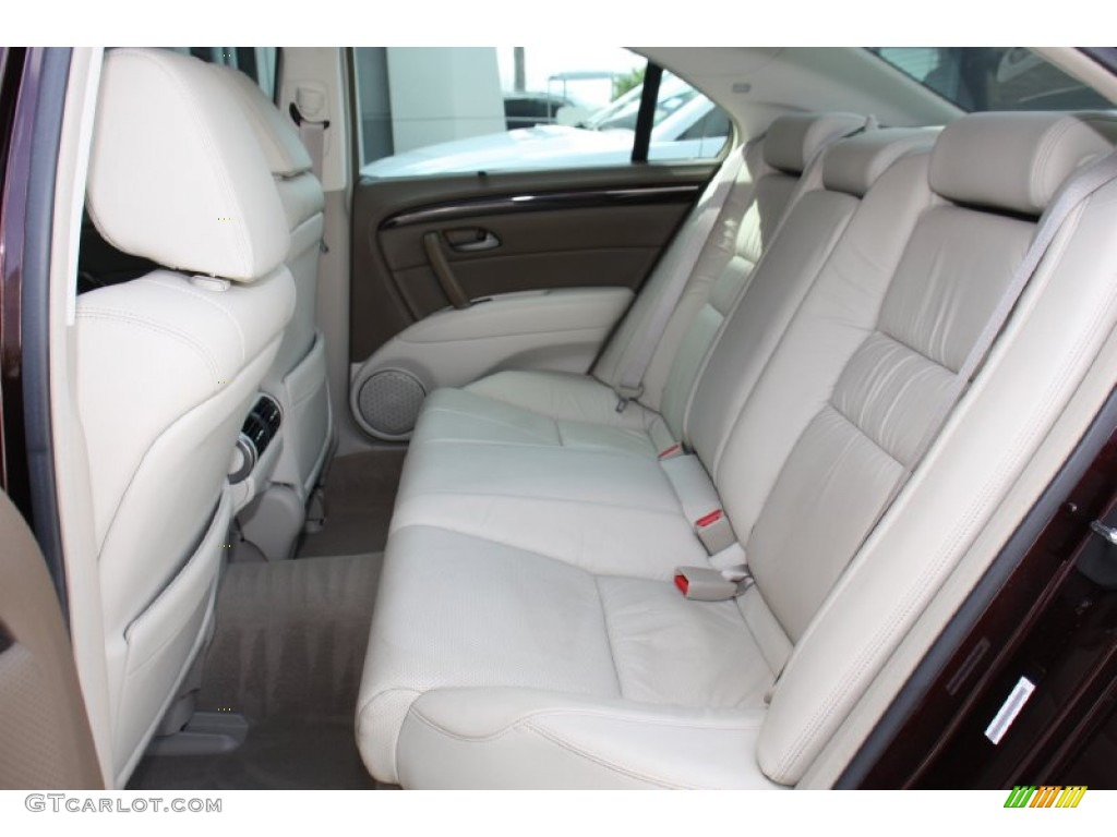 2012 Acura RL SH-AWD Technology Rear Seat Photo #78595218