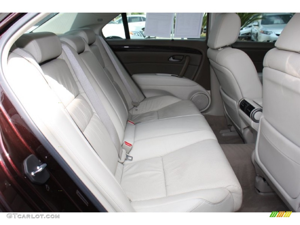 2012 Acura RL SH-AWD Technology Rear Seat Photo #78595274